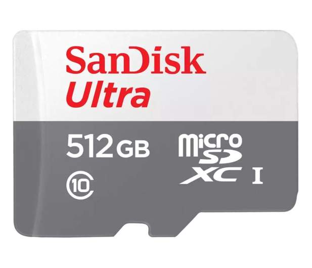 Sandisk 512GB microSDXC Ultra 100MB/s C10 UHS-I - 716539 - zdjęcie